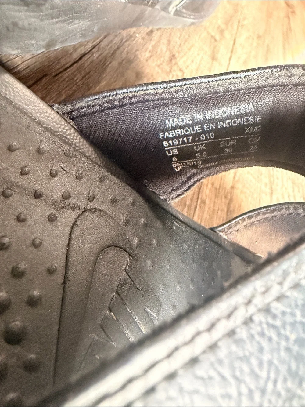 Nike Black Double-Strap Slide Sandals with White Logos 🖤